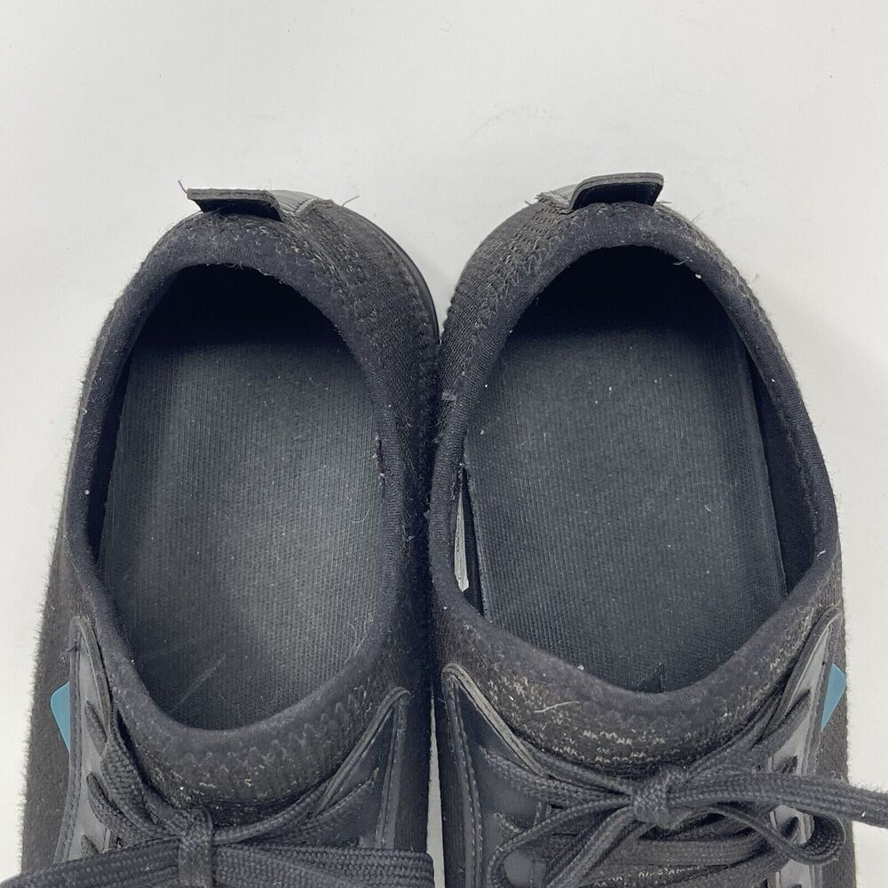 Vessi Weekend Sneakers Mens 10 Asphalt Black Fabric Waterproof Vegan Comfort - Picture 7 of 16